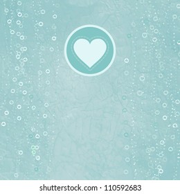 Valentines retro cute background. And also includes EPS 8 vector