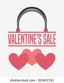 valentines sale design, vector illustration eps10 graphic 