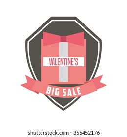 valentines sale design, vector illustration eps10 graphic 
