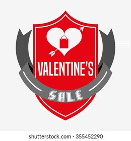 valentines sale design, vector illustration eps10 graphic 