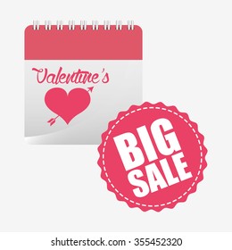 valentines sale design, vector illustration eps10 graphic 