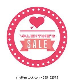 valentines sale design, vector illustration eps10 graphic 