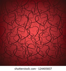 Valentines seamless background