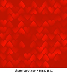 valentine's seamless pattern with hearts