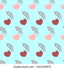 Valentine's seamless pattern. Vector illustration. suitable for gift, background. wallpaper.