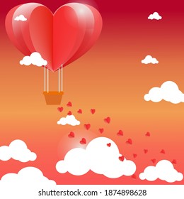 Valentines set for background sweet and lover time vector design.