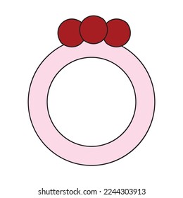 Valentines set Vector icon illustration