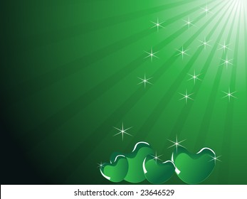 valentines shining heart, banner