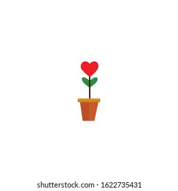Valentines simple vase Illustration Cilp Art vector