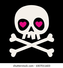 valentines skull with heart, grunge vintage design t shirts