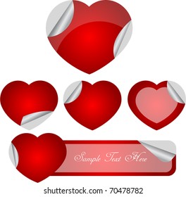 valentines stickers or tags