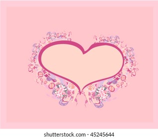  Valentines sweet background with free space for your text