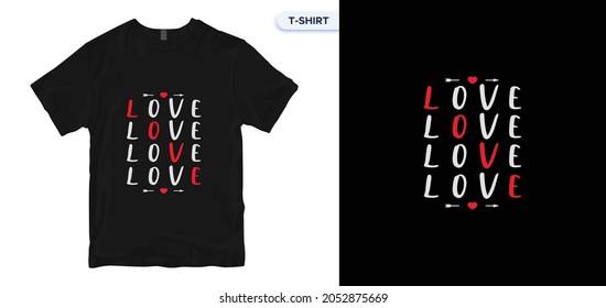 Valentine's T Shirt Design Vector. Happy Valentines Day typography poster with handwritten calligraphy text.