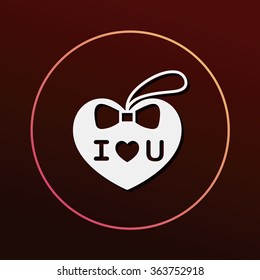 valentines tag icon
