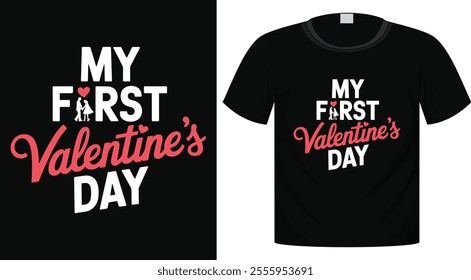 Valentine's T-Shirt Design For Print Ready