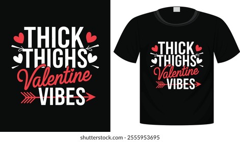 Valentine's T-Shirt Design For Print Ready