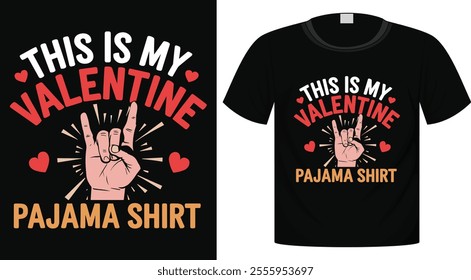 Valentine's T-Shirt Design For Print Ready