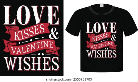 Valentine's T-Shirt Design For Print Ready