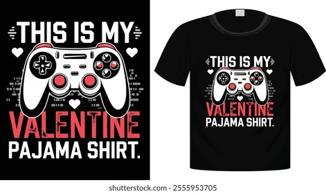 Valentine's T-Shirt Design For Print Ready