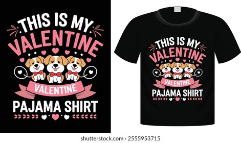 Valentine's T-Shirt Design For Print Ready