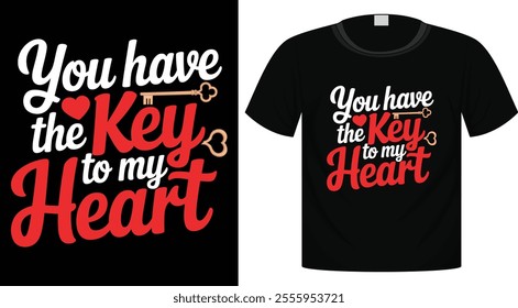 Valentine's T-Shirt Design For Print Ready