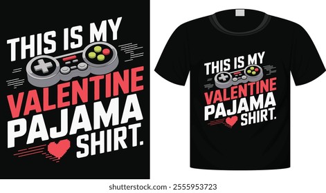 Valentine's T-Shirt Design For Print Ready