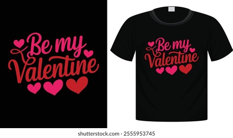 Valentine's T-Shirt Design For Print Ready