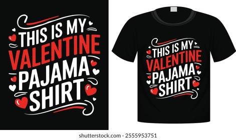 Valentine's T-Shirt Design For Print Ready