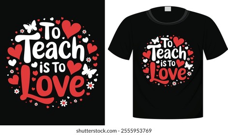 Valentine's T-Shirt Design For Print Ready