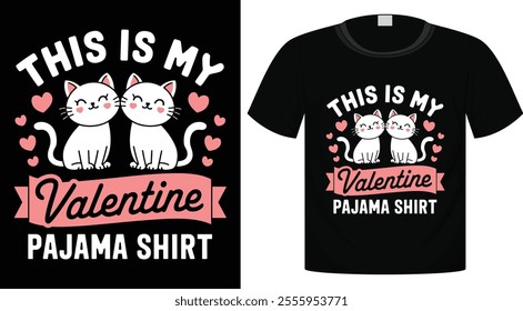 Valentine's T-Shirt Design For Print Ready