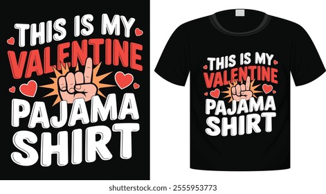 Valentine's T-Shirt Design For Print Ready