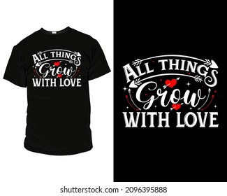 Valentine's T-Shirt Vector. Valentine's Day T-Shirt Design template, T-shirt design for valentine's day,