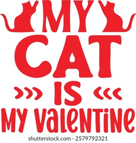 valentine's Typography Design. Printing For Tshirt, Sweatshirt, Mug, Banner, Poster etc.