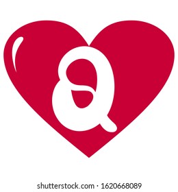 Valentines typography, with love icon set in line art style,  Vector illustration