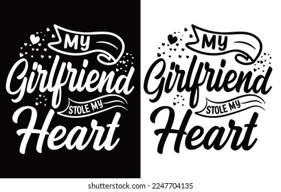 Valentines Typography  T-shirt Design Vector.
