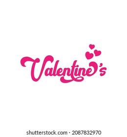 valentines typography vector background design