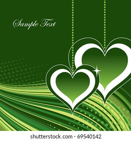 Valentines Vector Background. Abstract Illustration.