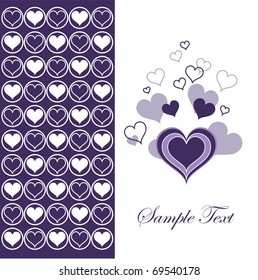 Valentines Vector Background. Abstract Illustration.