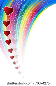 Valentines vector background. Clip-art