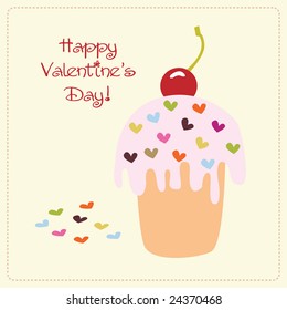 valentine's vector card