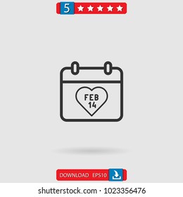 valentines vector icon