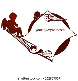 Valentine's vector medallion