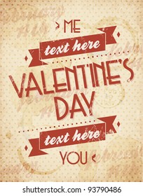 Valentines Vintage Background
