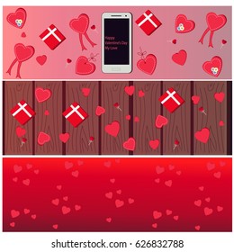 valentine's web headings