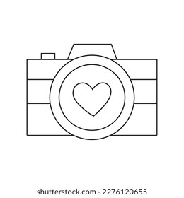 valentinr icon line vector illustration