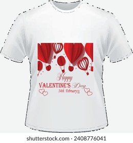 Valentin's Day T Shirt Design 