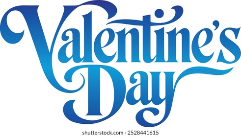 Ilustración de Arte vectorial de tipografía del día de San Valentín. 