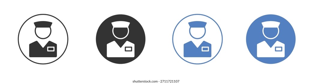 Valet icon Thin line design. Vector Graphic. EPS 10
