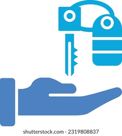 Valet Parking Vektorsymbol. Kann für Druck-, Mobil- und Web-Anwendungen verwendet werden.