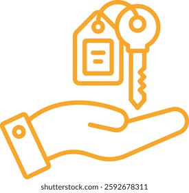 Valet Parking vector icon. Can be used for printing, mobile and web applications.